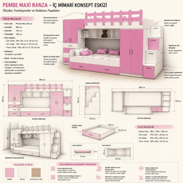 Pembe Maxi Ranza