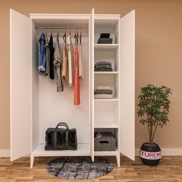 Karamel 3 Kapılı Gardırop