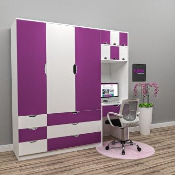 Milens Dolaplı Çalışma Masası