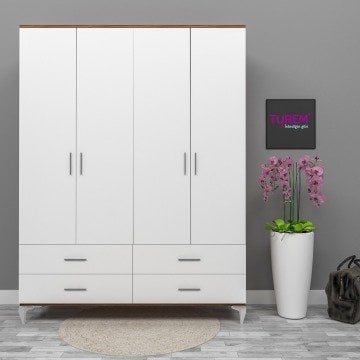 Ayışığı 4 Kapılı Gardrop