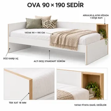 Ova 90x190 Sedir
