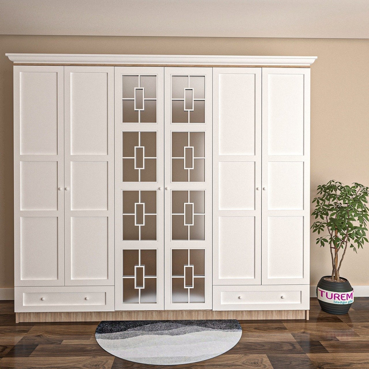 Winter 6 Kapılı Gardırop