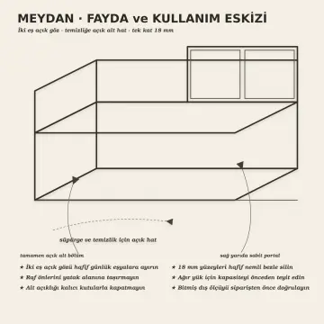 Meydan 90x190 Sedir