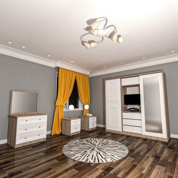 Black Wood Yatak Odası Takımı