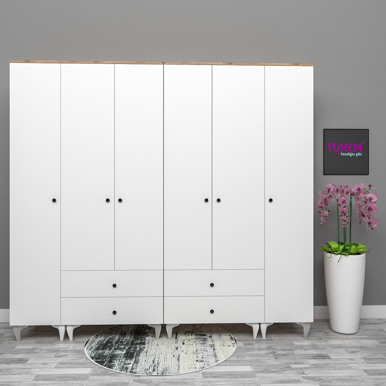 6 Kapılı Gardrop