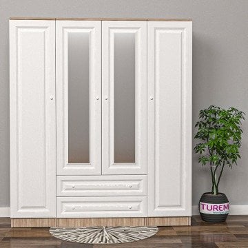 Ay 4 Kapılı Gardırop