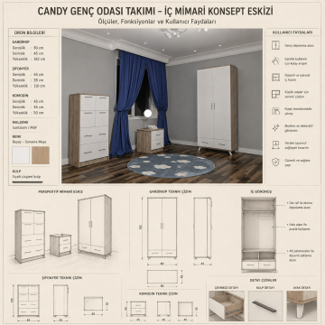 Candy Genç Odası Takımı
