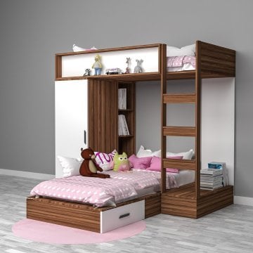 Melek Dolaplı Ranza