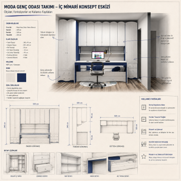 Moda Genç Odası Takımı