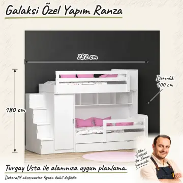 Galaksi Özel Yapım Ranza