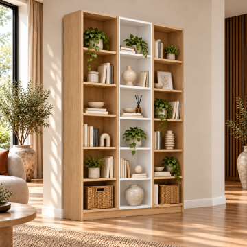 Katre 120 Sonomo Asimetrik Açık Raflı Kitaplık