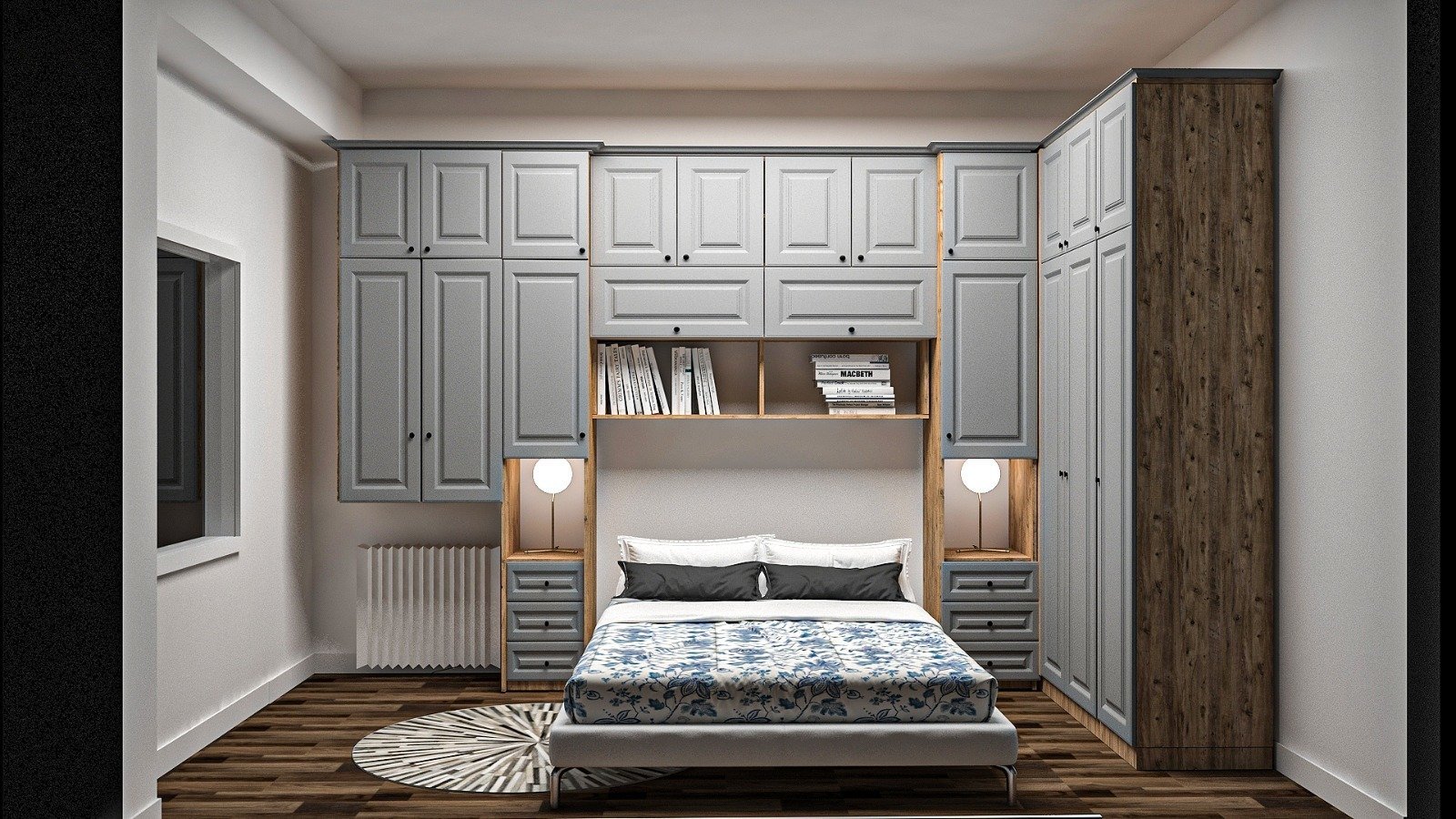 Mell Yatak Üstü Gardrop