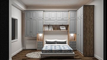 Mell Yatak Üstü Gardrop