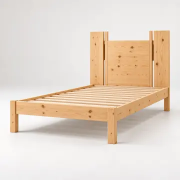 Talvessa Doğal Ahşap Karyola