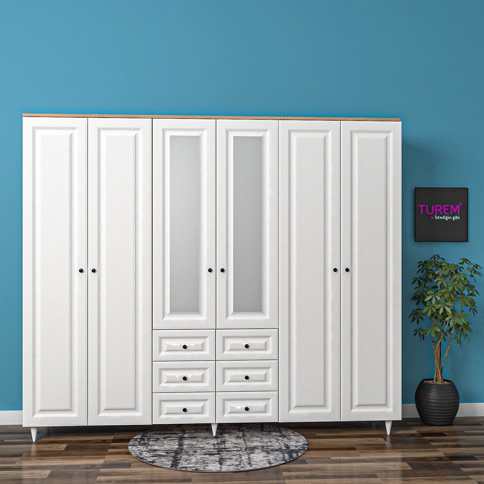 Slide 6 Kapılı Gardrop