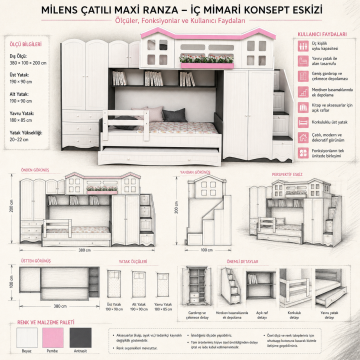 Milens Çatılı Maxi Ranza