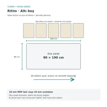 Ritim 90x190 Sedir