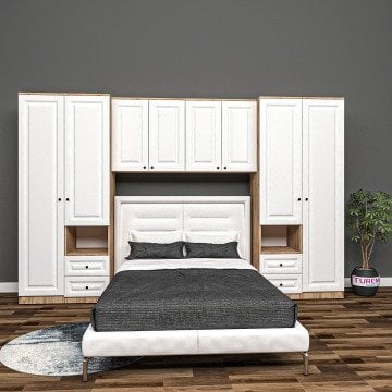 Papatya Yatak Üstü Gardrop