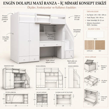 Engin Dolaplı Maxi Ranza