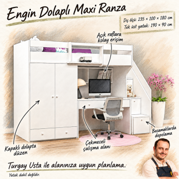 Engin Dolaplı Maxi Ranza
