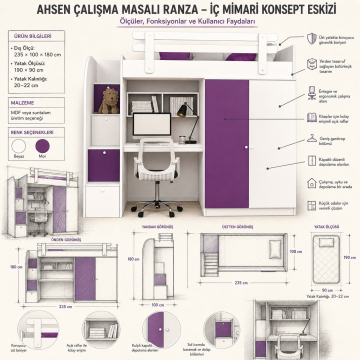 Ahsen Çalışma Masalı Ranza
