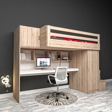 Trendy Çalışma Masalı Ranza