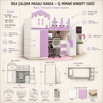 İdea Çalışma Masalı Ranza