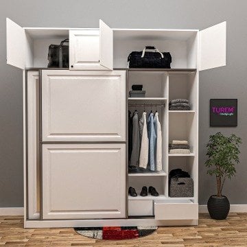 Berlin Sürgülü Membran Gardrop