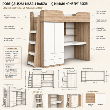 Dore Çalışma Masalı Ranza