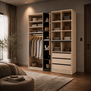Liora LED MDF Gardırop*