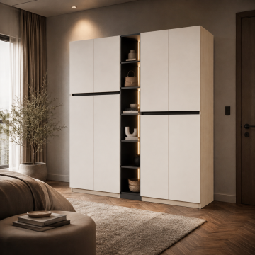 Liora LED MDF Gardırop*