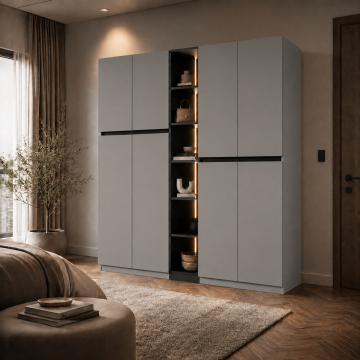 Liora LED MDF Gardırop*