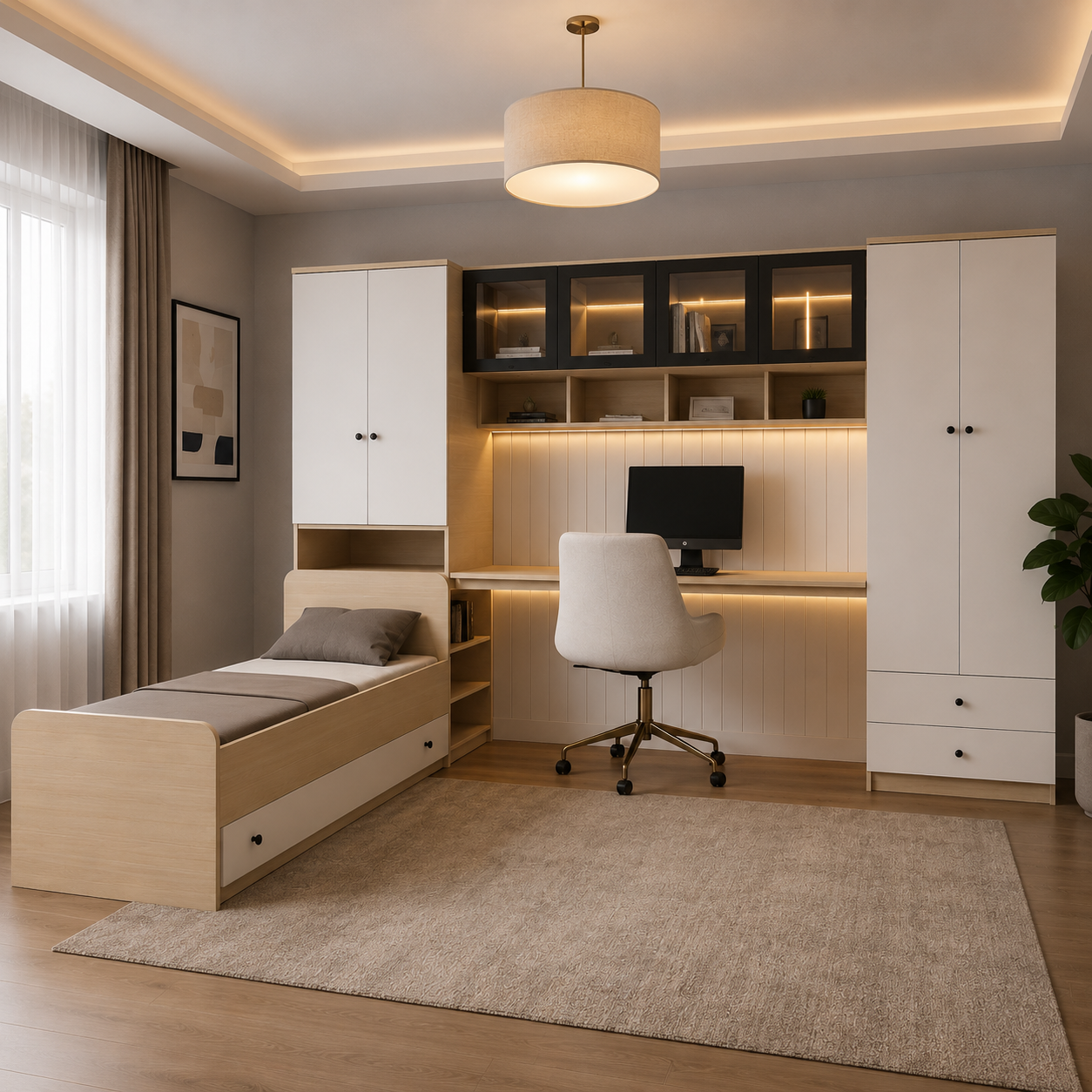 Nivora Wall yavru yataklı genç odası takımı*