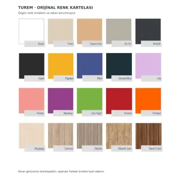Narev L290 İki Kişilik L Reflekte Kitaplıklı Gardıroplu Çalışma Masası