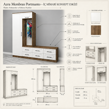 Azra Membran Portmanto
