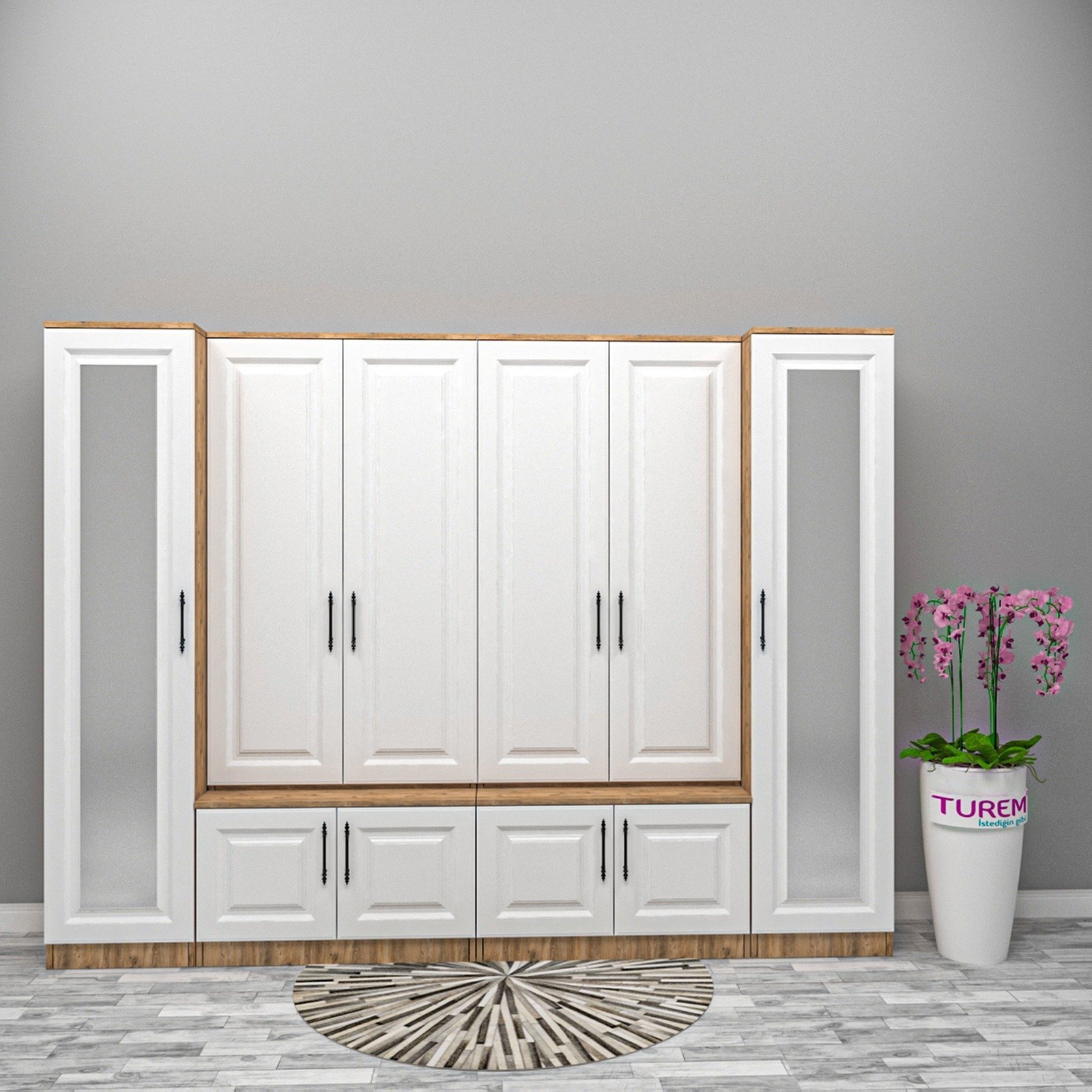 Özel Ölçü Membran Kapak Portmanto