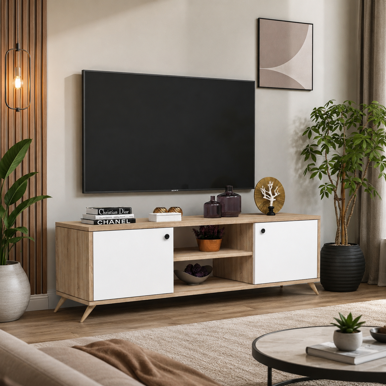 Platin Reyon Tv Sehpası