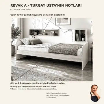 Revak 90x190 Sedir