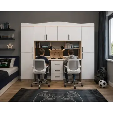 İnci Dolaplı Çalışma Masası