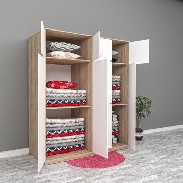 Max Membran 8 Kapaklı Yüklük Dolap