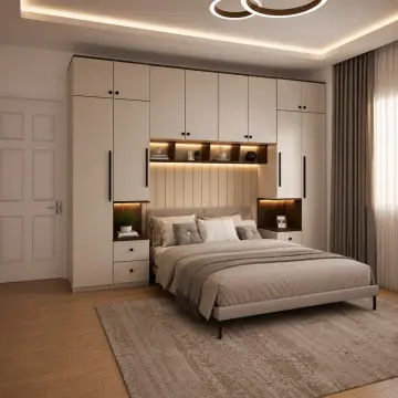 Ceviz Işığı – Özel Tasarım Yatak Odası*