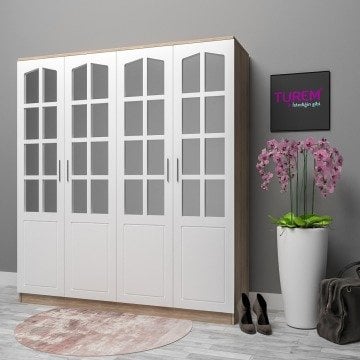 Membran Kapaklı Gardırop