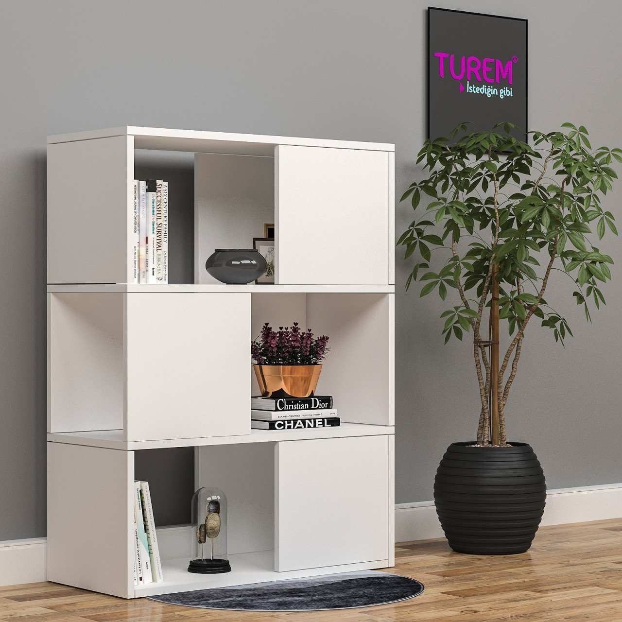 Dikdörtgen Kitaplık Suntalam/Mdf