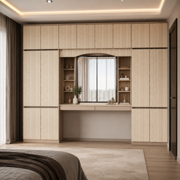 Sonomo Vizon Cam Önü Çalışma Masalı Dolap*