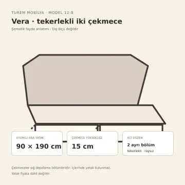Vera Çekmeceli Karyola