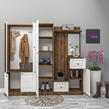 Ela Çekmeceli Membran Portmanto