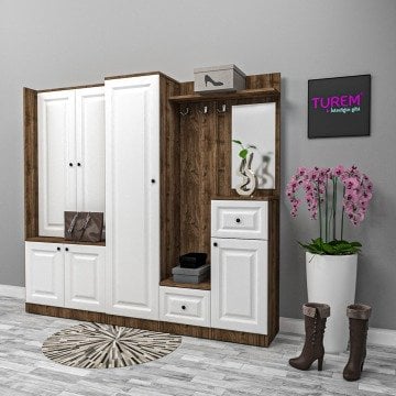 Ela Çekmeceli Membran Portmanto