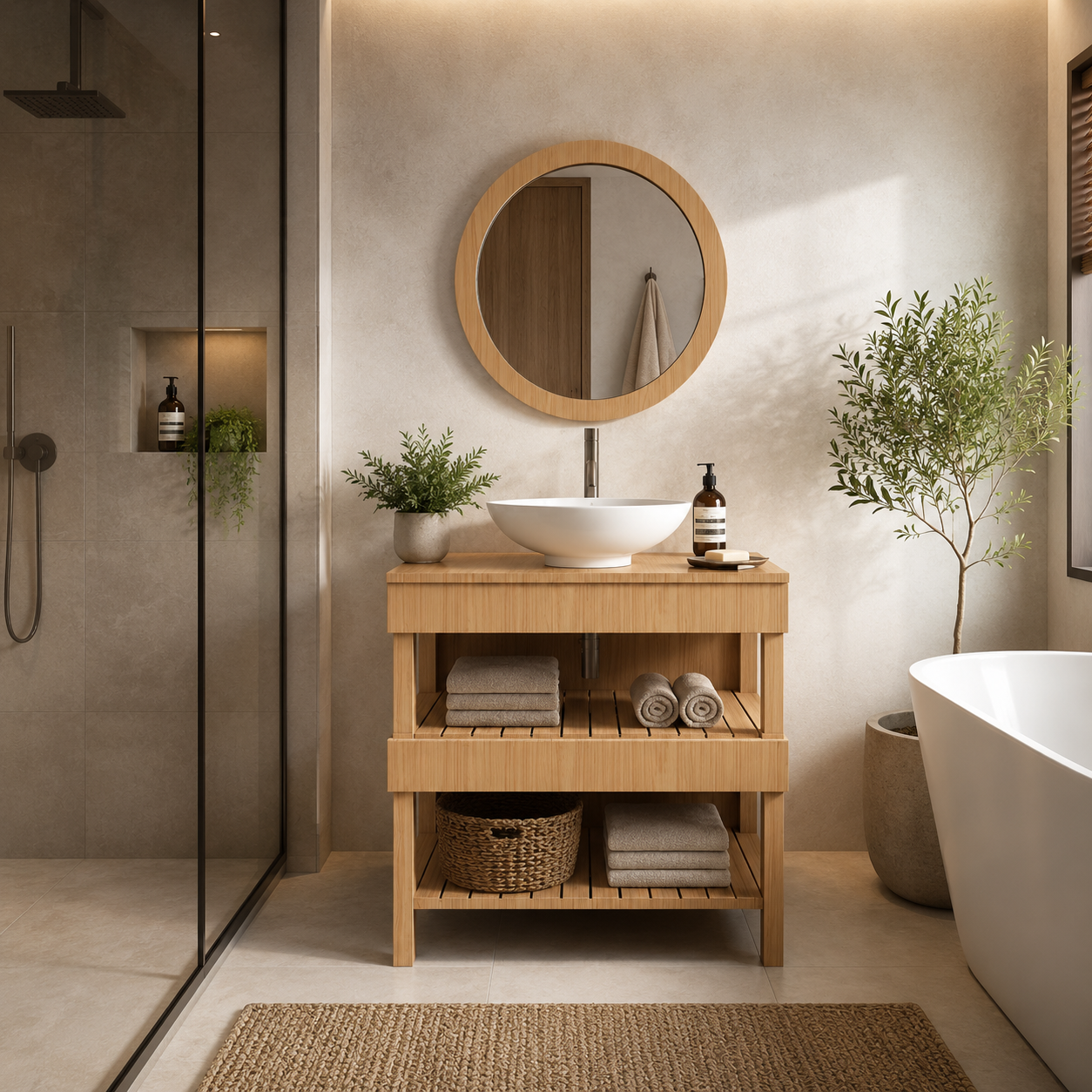 Lina Nature Banyo Dolabı*