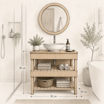 Lina Nature Banyo Dolabı*