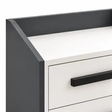 Yamaç 60 Üç Çekmeceli Geniş Komodin